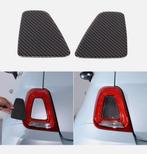 Fiat 500 Abarth 595 Carbon achterlicht cover kap-sticker set, Ophalen of Verzenden