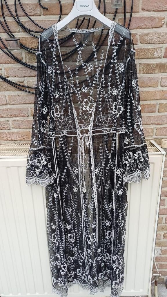 lange doorschijnende vest, Ophalen of Verzenden, Zo goed als nieuw