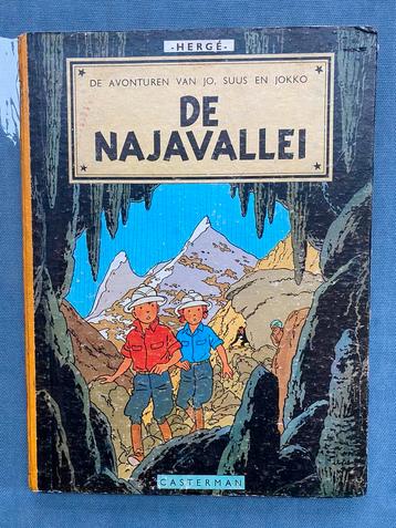 De Najavallei 1957 Hergé enige eerste druk