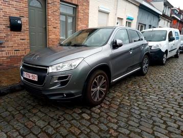 Peugeot-4008, Argent ou Gris, Cruise Control, Boîte manuelle, Noir