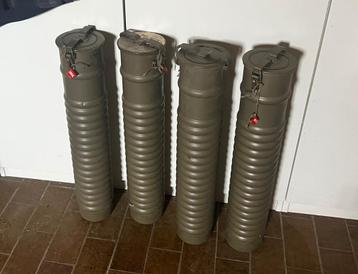 Granaatkoker / mortier / transportcontainer militaria beschikbaar voor biedingen