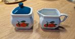 Suikerpot en Melkkan, Huis en Inrichting, Keuken | Servies, Keramiek, Ophalen of Verzenden, Zo goed als nieuw, Boerenbont
