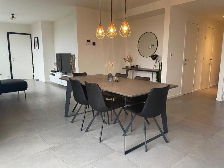 Set: tafel, console en stoelen, Huis en Inrichting, Complete eetkamers, Gebruikt, 4 tot 6 stoelen, Ophalen