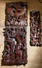 Chinees houtsnijwerk dateert 1940, Antiek en Kunst, Ophalen of Verzenden