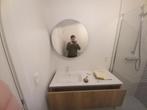 Badkamer meubel met spiegel, Huis en Inrichting, Badkamer | Badkamermeubels, Ophalen, Gebruikt, 100 tot 150 cm, Minder dan 100 cm