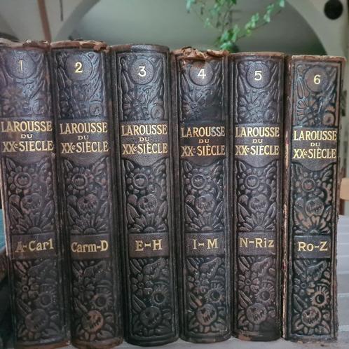 Larousse du XXème siècle en 6 volumes Complet avec gravures,, Antiek en Kunst, Antiek | Boeken en Manuscripten, Ophalen