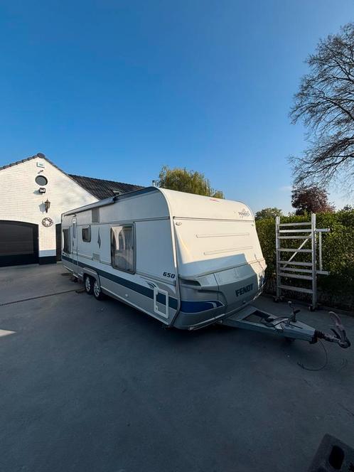 fendt topas 650, Caravans en Kamperen, Caravans, Particulier, tot en met 4, 1500 - 2000 kg, Rondzit, Fendt, Vast bed, Overige