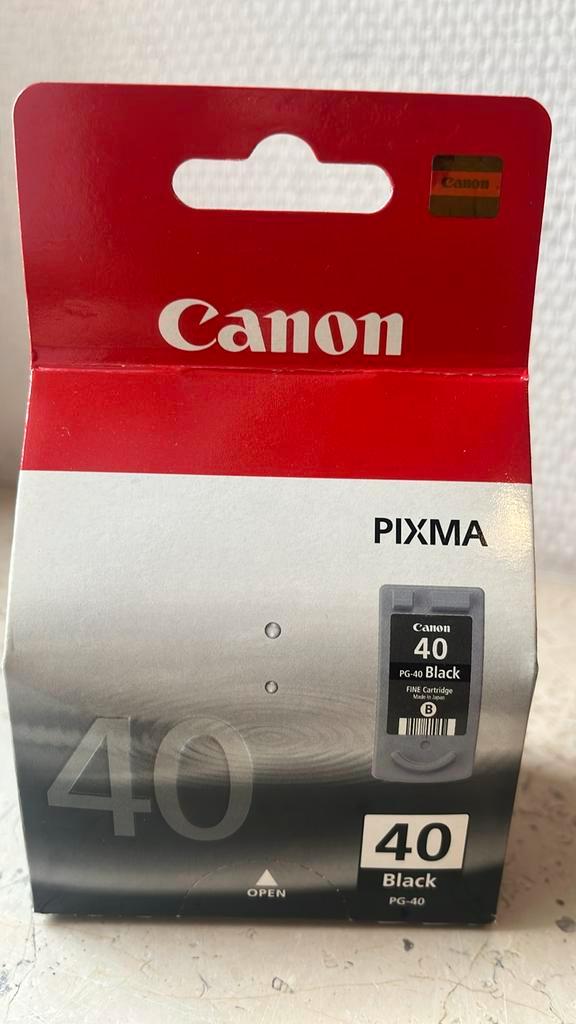 Canon 0615B001 PG 40 Black, Computers en Software, Printerbenodigdheden, Nieuw, Cartridge, Ophalen of Verzenden