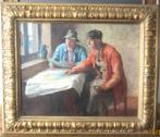 "De krantenlezers" - Prosper De Wit (1862 - 1951), Ophalen