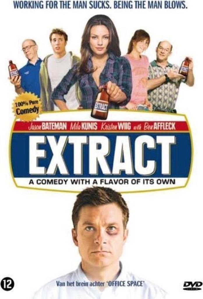 DVD Extract, Cd's en Dvd's, Dvd's | Komedie, Zo goed als nieuw, Vanaf 12 jaar, Ophalen of Verzenden