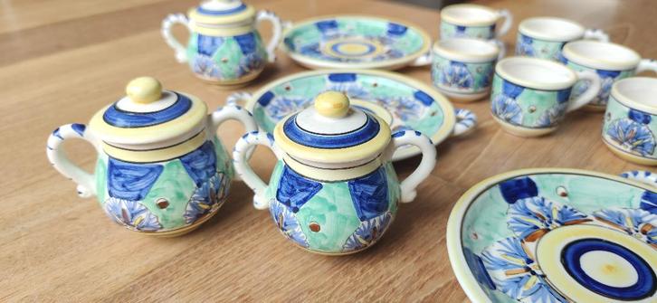 Super schattig ontwerp ontbijtservice handgemaakt nieuw, Huis en Inrichting, Keuken | Servies, Nieuw, Compleet servies, Ophalen