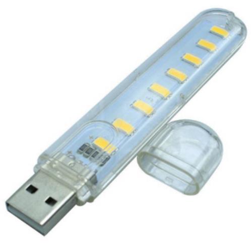 Lampe d'éclairage LED USB 8 LED 5 V Volt, 18 x 100 mm, Autos : Pièces & Accessoires, Éclairage, Enlèvement ou Envoi