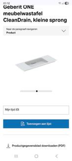 lavabo geberit, Maison & Meubles, Salle de bain | Meubles de Salle de bain, Enlèvement