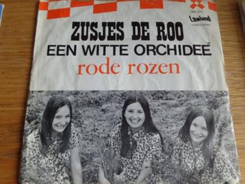 7"  Zusjes De Roo ‎– Een Witte Orchidee / Rode Rozen  beschikbaar voor biedingen