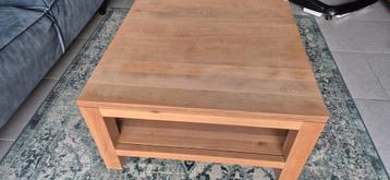 Teak salontafel 80x80cm beschikbaar voor biedingen