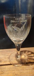 Oud gezuurd limonade glas cristal Chaudfontaine, Verzamelen, Ophalen of Verzenden