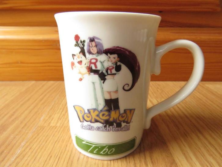 mug tasse Pokemon Tibo, Huis en Inrichting, Keuken | Servies, Gebruikt, Kop(pen) en/of Schotel(s), Ophalen of Verzenden