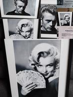 2 LImited Édition/100 JAMES DEAN 70x50 MARILYN MONROE 60x40, Verzamelen, Foto's en Prenten, Ophalen, Gebruikt, Foto, 1940 tot 1960