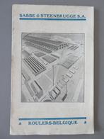 oude brochure Sabbe & Steenbrugge Roeselare machines, Verzenden, Zo goed als nieuw, Gebruiksvoorwerp