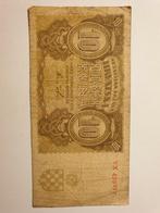 10 kuna Croatia 1941 jaar, Postzegels en Munten, Los biljet, Ophalen of Verzenden, Joegoslavië