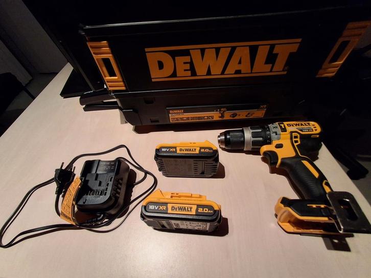 Dewalt Dcd796 + 2 accu's+ lader + opbergdoos (Nieuw), Doe-het-zelf en Bouw, Gereedschap | Boormachines, Nieuw, Boor- en Schroefmachine