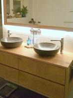 Eiken badkamermeubel Jorg 4 lades, 100 tot 150 cm, Nieuw, Ophalen of Verzenden, Minder dan 100 cm