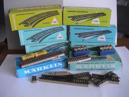 Marklin HO-rails, Hobby en Vrije tijd, Modeltreinen | H0, Gebruikt, Rails, Wisselstroom, Märklin, Analoog, Ophalen of Verzenden