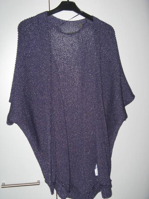 Nieuwe gilet met glitter/metaaldraad, Esprit, Maat S (36), Kleding | Dames, Truien en Vesten, Nieuw, Maat 36 (S), Blauw, Ophalen of Verzenden