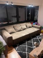 Grote diepe zetel groen, Huis en Inrichting, Zetels | Complete zithoeken, Ophalen, Zo goed als nieuw