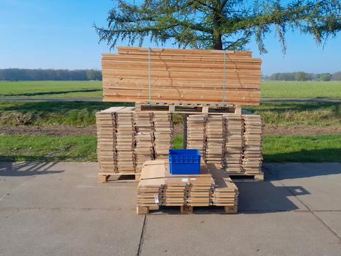 50 strekkende meter houten legbordstelling magazijnstelling, Zakelijke goederen, Kantoor en Winkelinrichting | Magazijn, Stelling en Opslag
