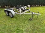 Remorque plateau double essieux de 750kg à terminer, Enlèvement, Utilisé