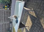 Glazen tuintafel, Tuin en Terras, Ophalen, Gebruikt