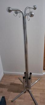 Vintage chrome kapstok, Ophalen, Zo goed als nieuw, Metaal, Staande kapstok
