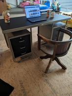 Bureau metaal industrieel VINTAGE, Verzamelen, Ophalen, Huis en Inrichting