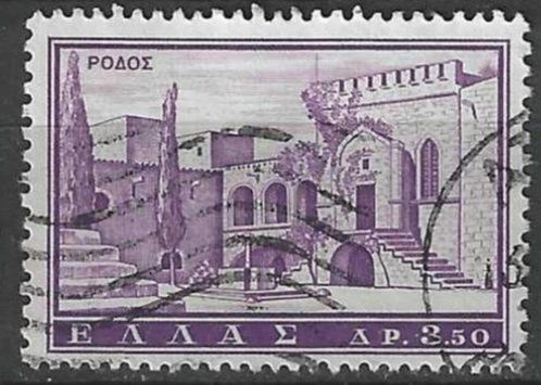 Griekenland 1961 - Yvert 734 - Toerisme - Rhodos (ST), Postzegels en Munten, Postzegels | Europa | Overig, Gestempeld, Griekenland