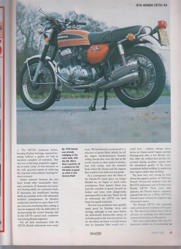 Moto Honda CB 750 Four K6 collection beschikbaar voor biedingen