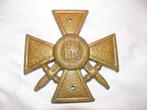 Croix de guerre française WWI en fonte, Enlèvement ou Envoi, Armée de terre, Emblème ou Badge