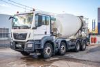 MAN TGS 32.360 BB+ MIXER 9M³ (bj 2016), Auto's, Automaat, Achterwielaandrijving, Wit, Bedrijf