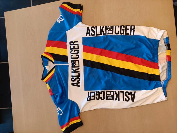 Wielertrui Belgische nationale selectie uit de jaren '80, Fietsen en Brommers, Fietsaccessoires | Fietskleding, Ophalen
