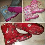 Bottes de pluie fille x3, Pointures 23 - 26/27 - 26/28, Overige typen, Meisje, Ophalen of Verzenden, Zo goed als nieuw