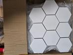 Zeshoekige witte tegel van 4,5 m2, Ophalen, Nieuw, Minder dan 5 m², Wandtegels