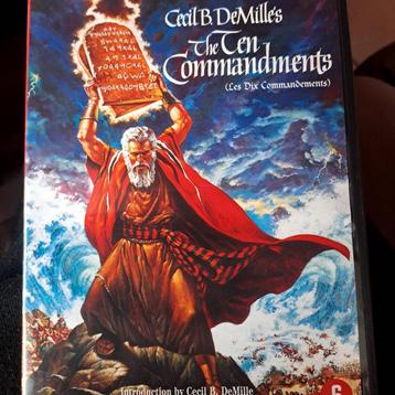 The ten commandments 1956 2disc  als nieuw krasvrij, À partir de 6 ans, Enlèvement ou Envoi, Drame, Comme neuf
