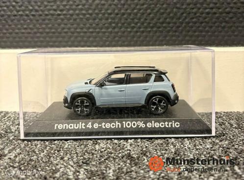Miniatuur Renault 4 e-tech 100% electric 1/43, Auto-onderdelen, Overige Auto-onderdelen, Nieuw, Ophalen of Verzenden