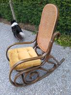 mooie houten stoel met rieten zitting en rug, Antiquités & Art, Antiquités | Meubles | Chaises & Canapés, Enlèvement