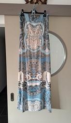 K-design, maxi jurk,  bandeau jurk, mt L, Kleding | Dames, Jurken, K-design, Blauw, Maat 42/44 (L), Ophalen of Verzenden