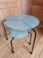bijzettafels merk CIDUE model Meridiano, Ophalen, Rond, Modern, Glas