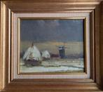 DOOMS Vic "Latem molen in de sneeuw" olie op paneel, Antiek en Kunst, Kunst | Schilderijen | Klassiek, Ophalen of Verzenden