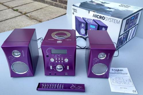 Stereoketen Bigben Radio CD MP3 USB, TV, Hi-fi & Vidéo, Chaîne Hi-fi, Comme neuf, Lecteur CD, Tuner ou Radio, Haut-parleurs, Micro chaîne