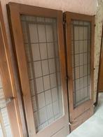 houten vouw deur uit 3 delen, Ophalen, Gebruikt, 120 cm of meer, Binnendeur
