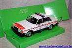 Volvo 240 GL Nederlandse Politie 1/24 Welly, Hobby en Vrije tijd, Modelauto's | 1:24, Ophalen of Verzenden, Nieuw, Auto, Welly